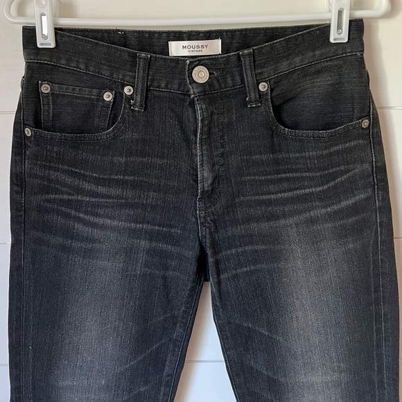 Moussy Vintage MVS Skinny Raw Hem Denim Jeans - Picture 4 of 5